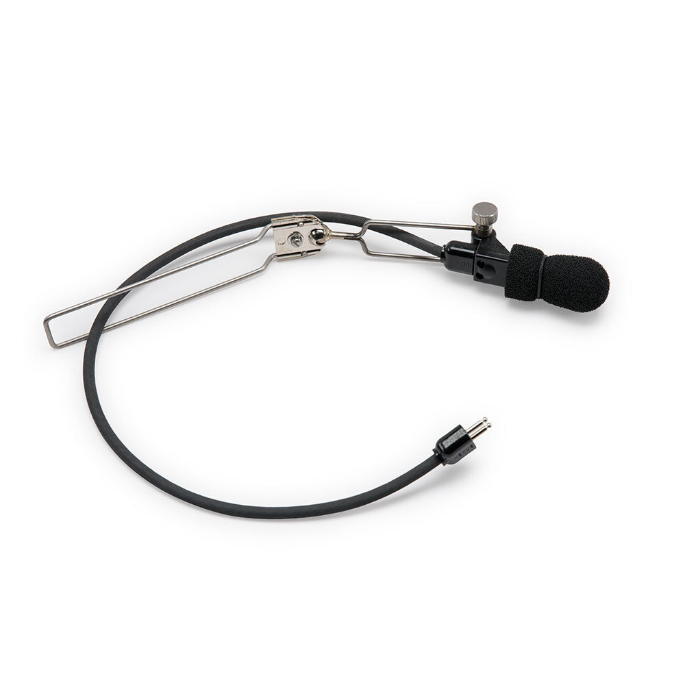 Micrófono electret, brazo de alambre cromado, cable de 35,5 cm (HCM-EL-BW14)