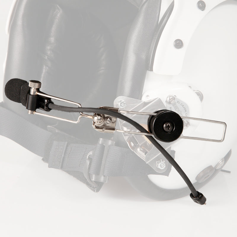 Electret Microphone, Chrome Wire Boom, 7"