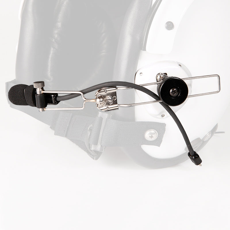 Microphone Boom Mount on Oxygen Mask Bracket