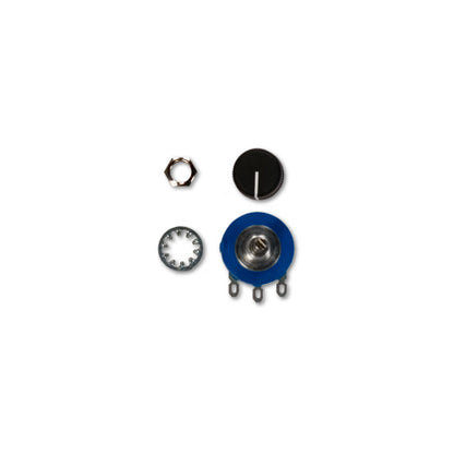 Perilla de control de volumen en el casco