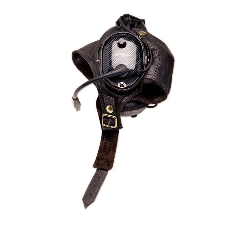 Casco de vuelo de cuero para auriculares David Clark H-10 (EHLA)