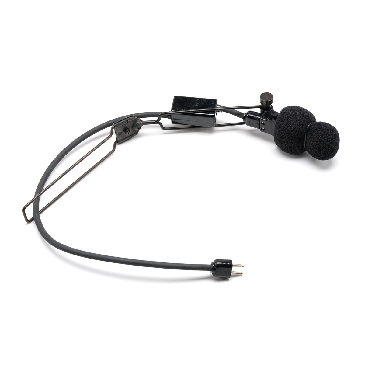 M-87 Microphone, Long Boom, 14" Cord, Amplifier - (HCM-M87-BLA14)