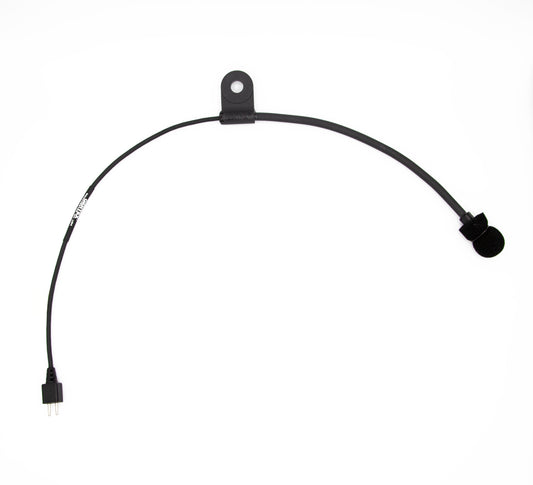 Micrófono flexible militar Gentex, de 5 ohmios, con cable de 25 cm (HCM-ML-BF10)