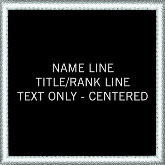 Text Only / Centered