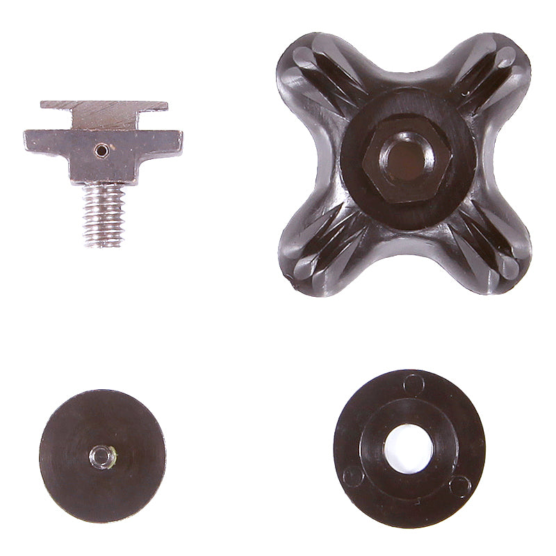 Conjunto de bloqueo exterior para visera doble, negro (HG-A2857-B)